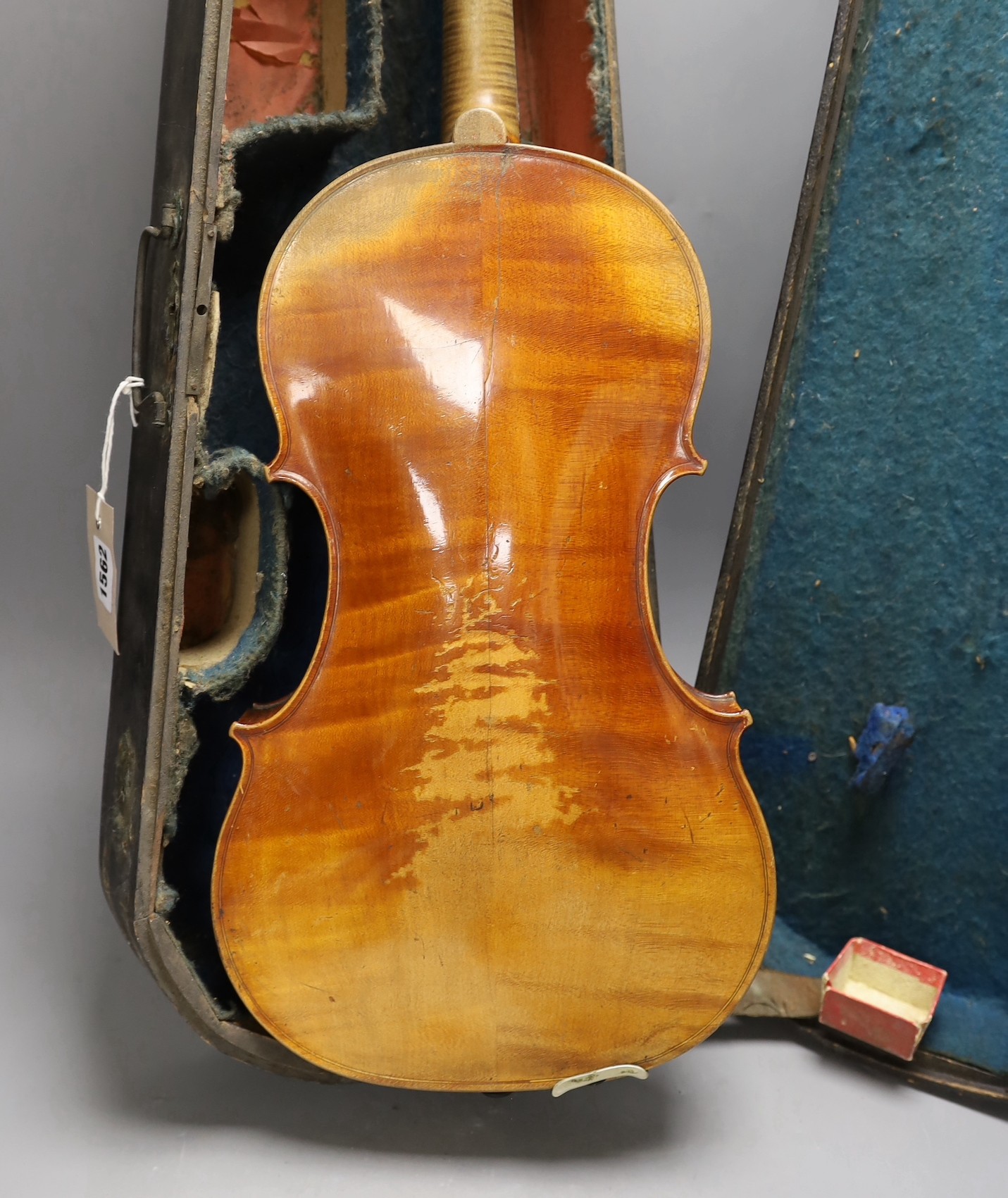 A late 19th century French Viola with 16in. back